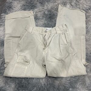 Zara Beige Casual Trousers